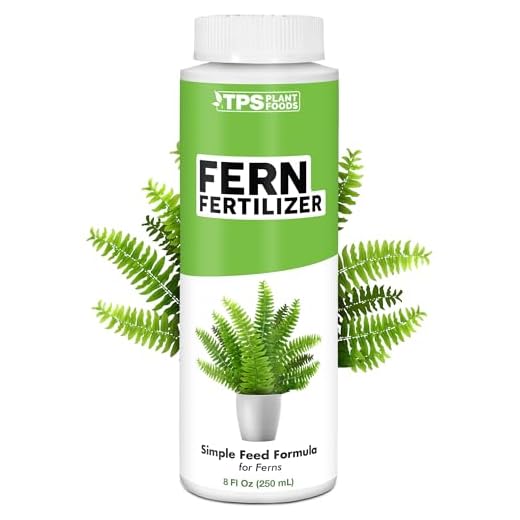TPS NUTRIENTS Fern Fertilizer for All Ferns and Mosses, Liquid Plant Food 8 oz (250mL)