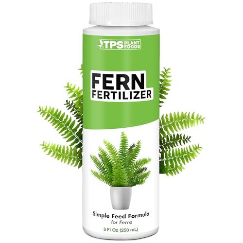 Fern Fertilizer – Liquid Plant Food for Fuller Fronds, Deep Green Color & Lush Growth, 8 oz
