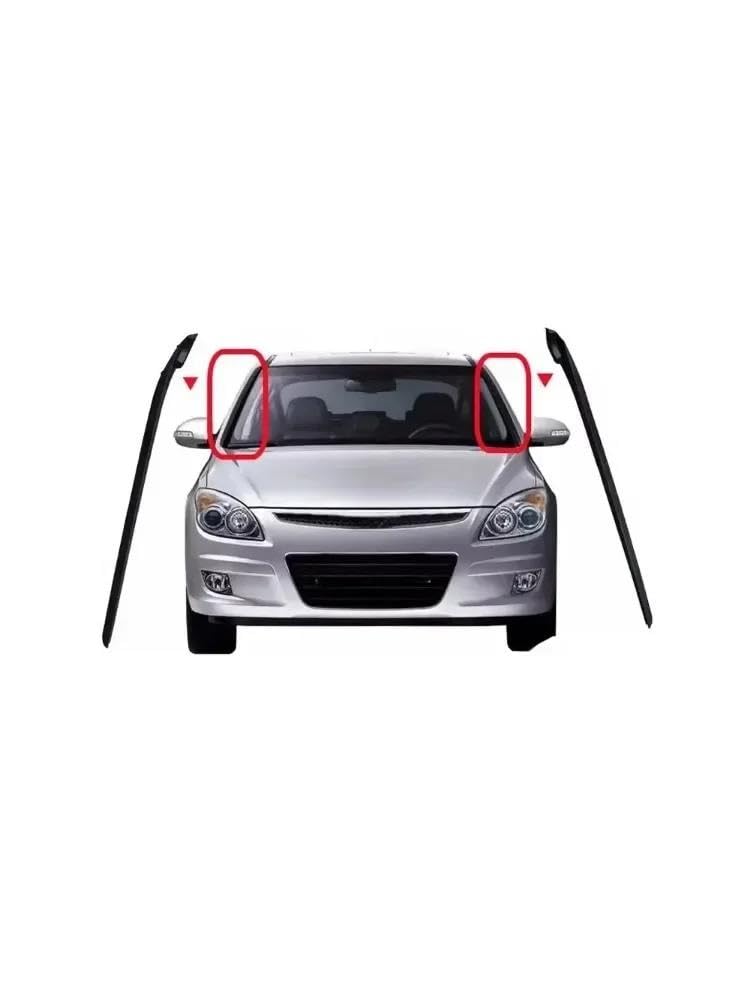 Protezione Portiera Auto 86131-2L000 Per Hyundai Per I30 2 Pezzi Auto Finestrini Laterali Guarnizioni In Gomma Dura Parabrezza Striscia Protettiva Guarnizione