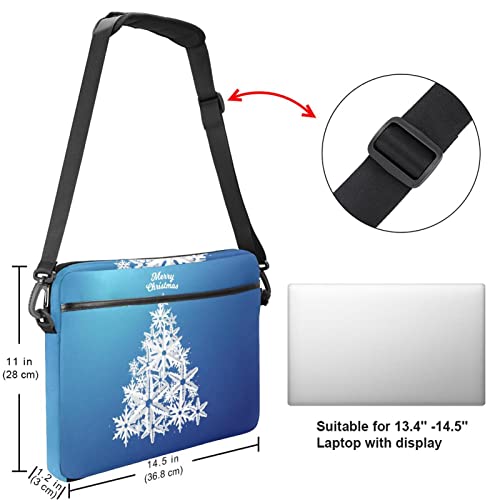 Sac ordinateur 13 pouces dinosaure et sapin de Noël, cadeau original - 5