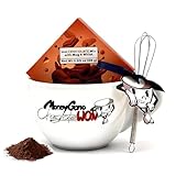 HJOCMLE Hot Chocolate Mug Set,Oversized Ceramic Coffee Mug and Hot Chocolate Powder Set, Large Ceramic Cups Hot Cocoa Mugs Set as Gift Idear for Christmas and New Year (Chocolate man)