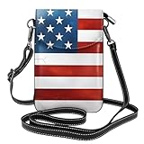 Kleine Damen-Handygeldbörse, Vintage, amerikanisches USA-Flaggenmuster...