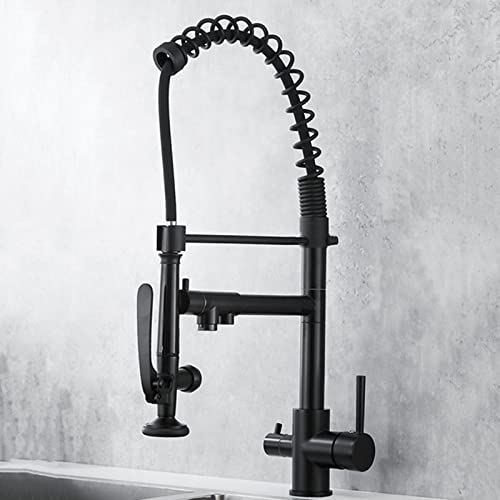 Robinet de cuisine 3 voies laiton chrome pour éliminer les deuxièmes robinets