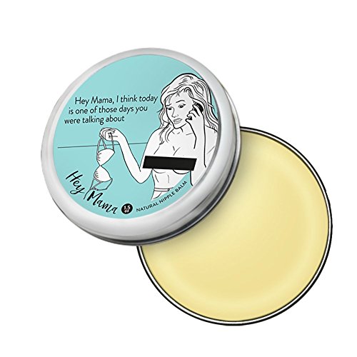 Image of Hey Mama Nipple Cream with Certified Organic All Natural Ingredients for Sore Cracked Nursing Nipples - 1.5 Ounce
