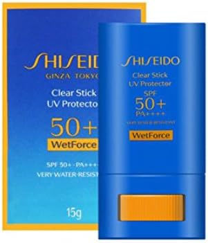 Shiseido Wetforce Clear Stick UV Protector Sunscreen SPF50+/PA++++ 15g