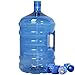 Pack Garrafa 18,9 litros Azul y 50 Tapones de un Solo Uso. Botellón para Agua y Tapones de 5 galones. No Contiene Bisfenol-A. Pack Compuesto por 1 botellón y 50 Tapones