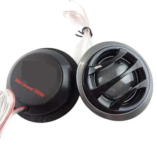 Audio para Coche Tweeter Tweeter de 2,5 Pulgadas con Condensador para reacondicionamiento de Audio de Coche con película de Seda y Sonido de Alta frecuencia.