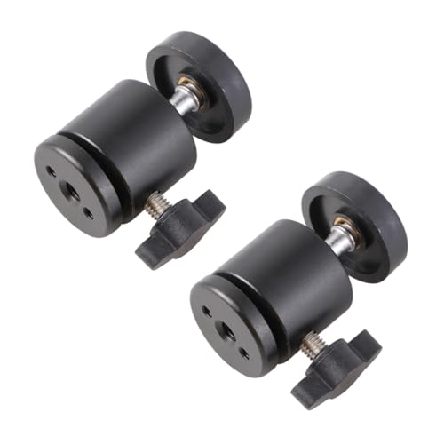 Angoily 360° Rotation Camera Mount Ball Head Mini Tripod 1/4 Thread for Camcorder Tripod St