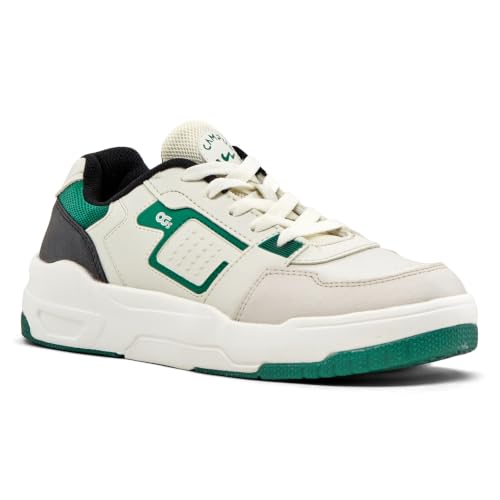 Campus Men's OG-34 Off WHT/GRN Sneakers - 9UK/India