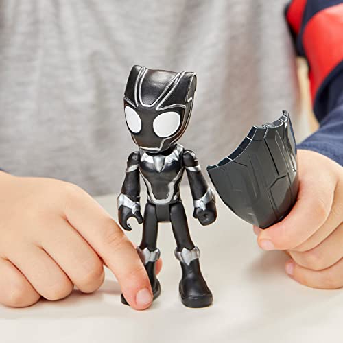 Spidey And His Amazing Friends Hasbro Marvel Black Panther Hero Figure Toy, 4-Inch Super Hero Action Figure With 1 Accessory For Kids Ages 3 And Up #TOP1