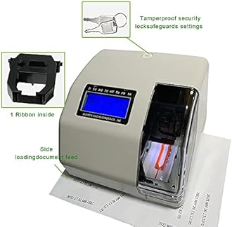 T4U Digital Time Stamp,Electronic Time Clock and Document Stamp,Multifunction Time/Date/Number Stamp