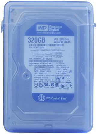 iKross 3 Colors Package - 3.5 Inch IDE/SATA HDD Storage Protection Boxes - Red,Green and Blue