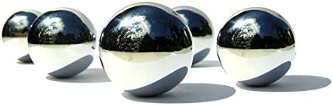 304 Stainless Steel Balls 3/4 (or .75) inch Grade 200 Stainless Steel Solid Sphere Bearings - Mirror like finish - Corrosion resistant - Excellent Quality - Package of 5 Balls