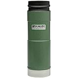 No poner en el lavavajillas Stanley 10-01394-013 - Taza para acampada, color verde, 473 ml