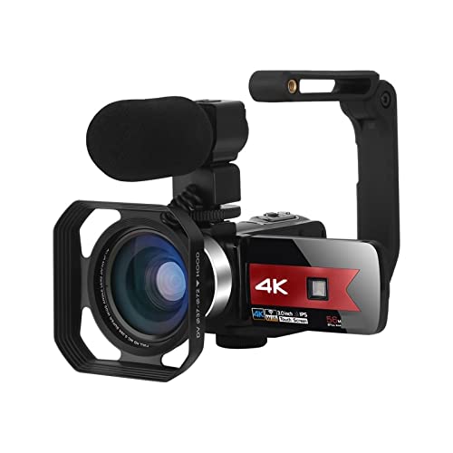 Caméscope 4K streaming en direct pour résoudre les vidéos floues avec webcam 56MP