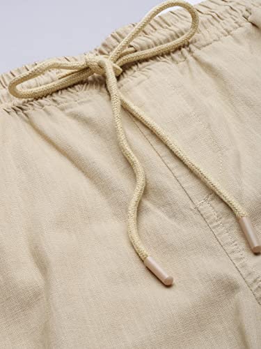 Image of The Indian Garage Co Men Slim Fit Solid Mid-Rise Cargo Shorts