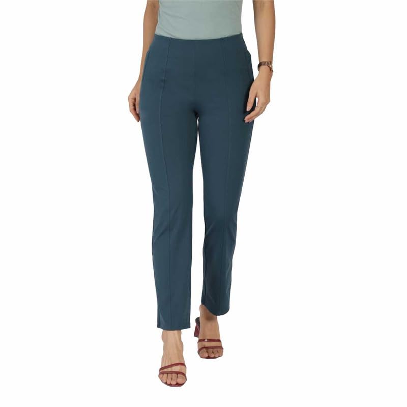 BlissClub Women High Rise Straight Pants