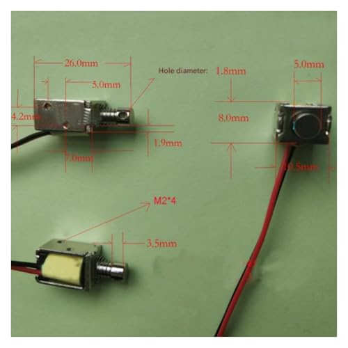 Électrovanne miniature 12V résolvant les pannes de micro-verrouillage mécanique push-pull