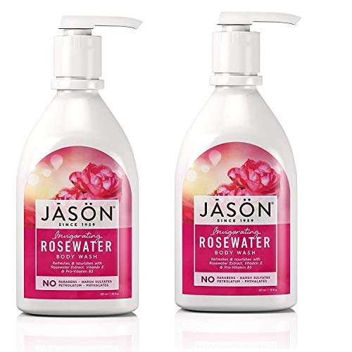 Jason Shower Body Wash, Rosewater, 30 oz, 2 pk - //coolthings.us