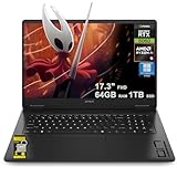 HP Omen 17 Gaming AI Laptop 17.3" FHD IPS 144Hz (100% sRGB) AMD Zen 5 10-core Ryzen AI 9 365 (Up to 50 Tops) 64GB RAM 1TB SSD GeForce RTX 5060 (Up to 572 AI Tops) RGB Backlit HyperX Win11Pro ICP Hub