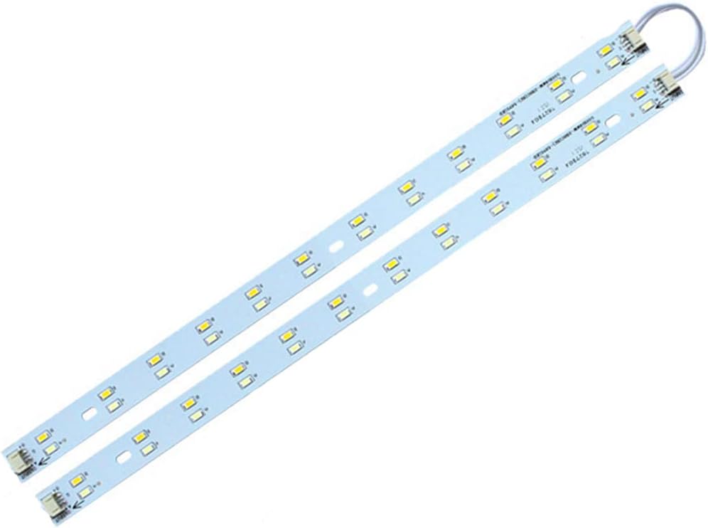 THE WHITE SHOPUnder Counter Light,Dimmable LED Under Cabinet Lighting, 2 PCS LED Strip Light Bars with Remote Control for Kitchen,Shelf,Pantry,Showcase,Desk,Cupboard/Tri-color dimming/52cm