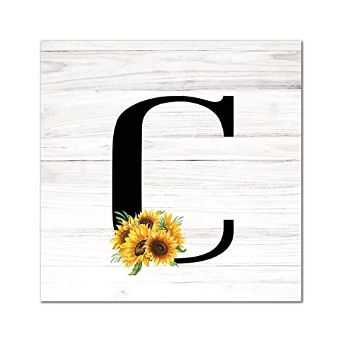 Lettre bois C déco murale pour habiller un mur vide de bureau ou chambre