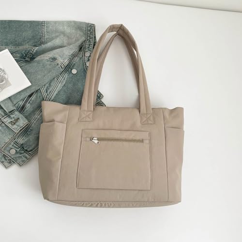 Sac à main en nylon imperméable matelassé avec porte-bouteille interne - 3