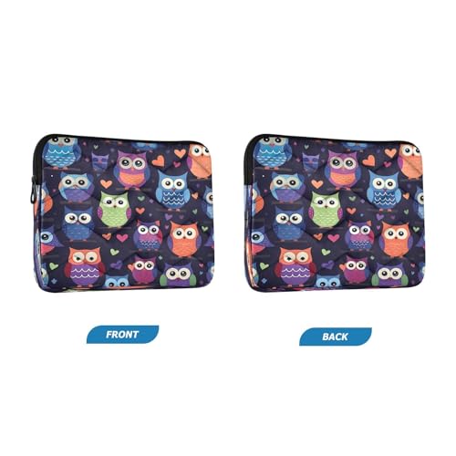 Funda para portátil de 13-14 pulgadas con diseño de búhos miniatura 2