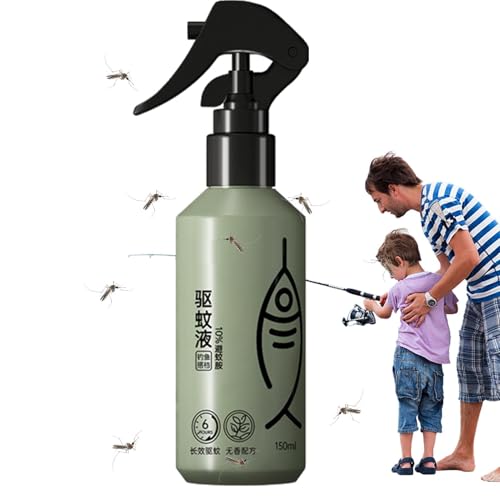 Kumprohu Spray repelente de moscas, spray repelente de moscas para o corpo | Solução líquida repelen