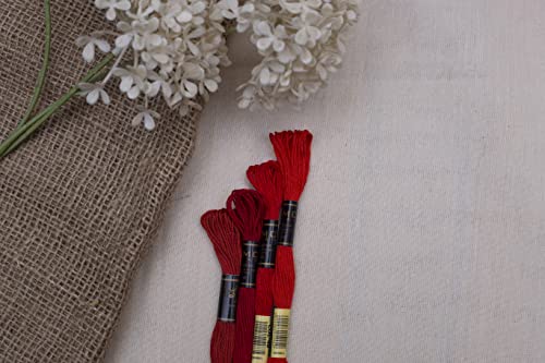 UMC STAG 12 Pieces | Premium Embroidery Thread | 100% Egyptian Cotton Premium Skeins | Cross Stitch Embroidery Floss | Oeko TEX Certified Stranded Cotton (Grey Tones)