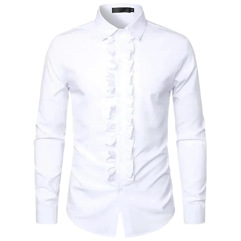 Robe de smoking plissée pour homme vêtement de cérémonie uni