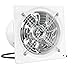 GANGSUQD Duct Fan, 8 Inch Wall Mount Exhaust Fan Kitchen Bathroom Extractor Ventilation Tool ON/OFF Switch Easy Installation Fast Airflow for Basements, Bathrooms, Kitchens