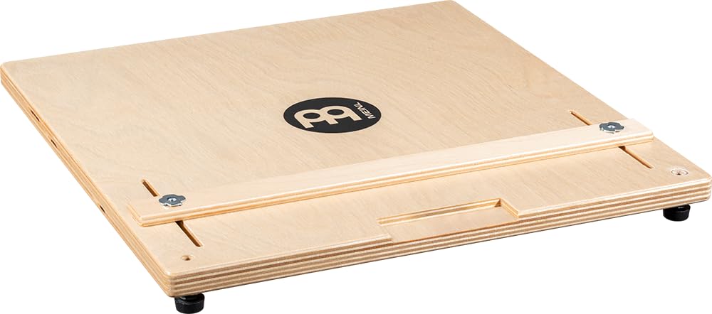 Meinl Percussion Cajon Pedal Support – Plaque de base en bois pour cajon et ses pédales – 33 x 35 cm – Bouleau Baltique, Naturel (MCPM)