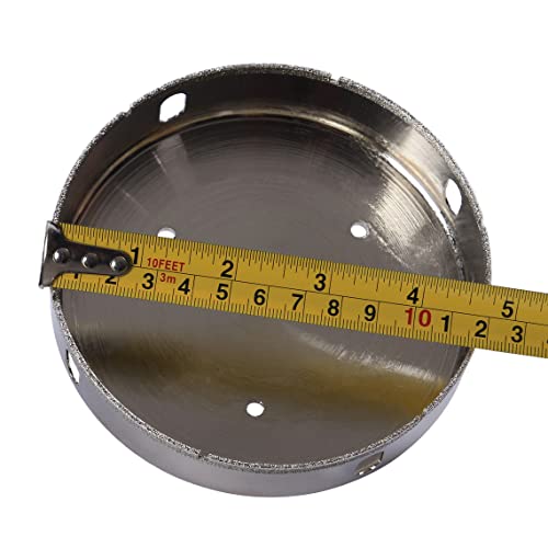 Drilax 4-3/4 Inch Diamond Hole Saw Drill Bit Ceramic Porcelain Tile Saw Marble Granite Quartz Circular Dustless Clean Drilling Tool 4 3/4 In #TOP1