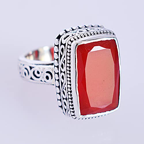 Anillo de cornalina en plata de ley para lucir en tu día a día 5
