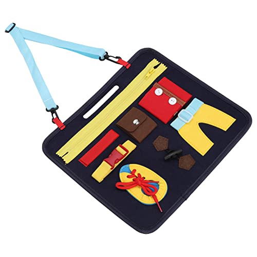 Couverture Sensorielle de Démence, dextérité des Mains Améliorée, Couverture Fidget en Tissu Doux, avec Lanière, pour Personnes âgées Atteintes de Démence