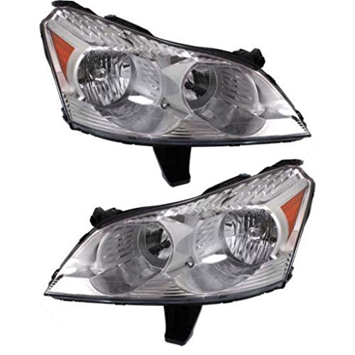 For Chevy Traverse Headlight Assembly 2009 10 11 2012 Pair Driver and Passenger Side CAPA GM2502330C