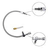 Flexible Stainless Transmission Dipstick For GM Chevy TH-400 Turbo SBC BBC 530mm