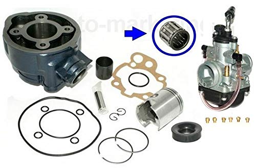 RACING 65cc BARREL CARB CARBURETOR KIT compatible with GAS GAS ROOKIE 50 ENGINE AM6 BLUE