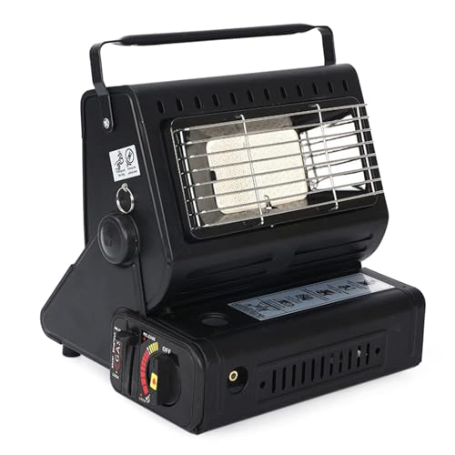 Smartflame HeaTREK PH-119 Portable Outdoor Gas Heater | Ceramic Heating | Perfect for Camping, Hiking, Trekking | Compact, Lightweight & Weather-Resistant | Black