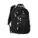 WENGER Gigabyte Laptop-Rucksack mit Tabletfach, Notebook bis 16 Zoll, Tablet bis 10 Zoll, Organizer, 17 l, Damen Herren, Business Uni Schule Reisen, Schwarz, 600627