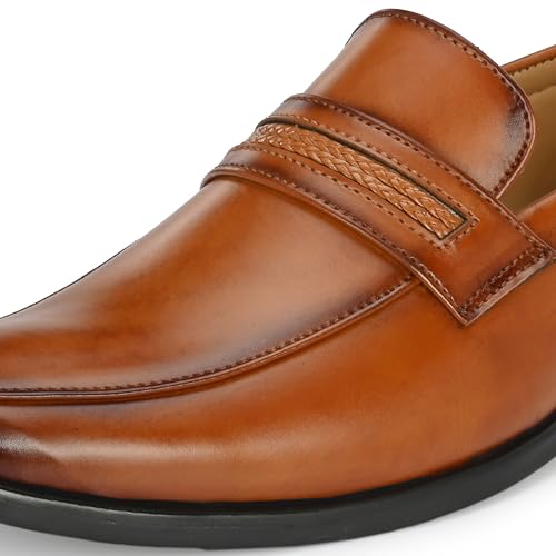 Image of Centrino Mens 6537 Formal Shoe for Men | Soft Cushioned Insole for All-Day Comfort | Stylish & Elegant Design | Perfect for Office, Business Casual & Formal Attire 6537-1 Black 11