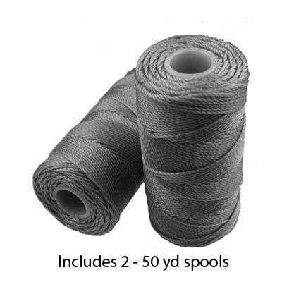 C-Lon Fine Weight Bead Cord (Tex 135), Brown - 0.4mm, 100 Yards