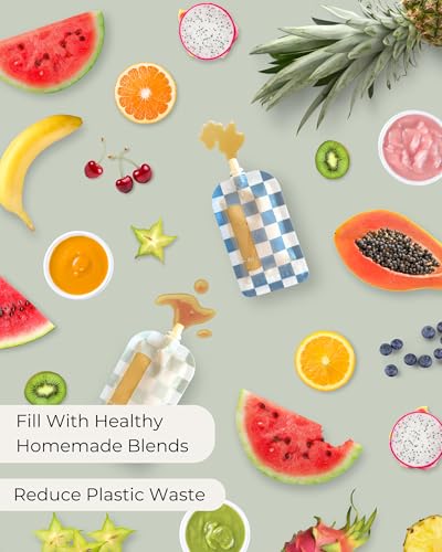 Hippypotamus Reusable Baby Food Pouches — Best Food Pouches for Baby, BPA Free, 12 Pack (Llamas) Image 3