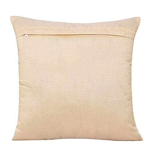 Image of RD TREND Set of 5 Decorative Hand Made Jute Throw /Pillow Cushions Covers(18 inch by 18inch)