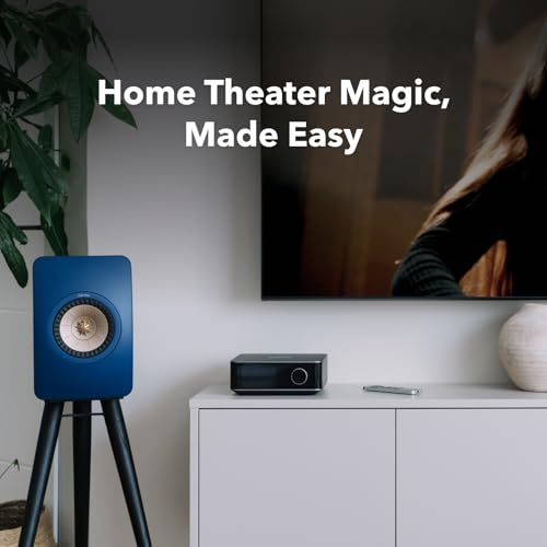 Image of WiiM Amp Ultra with Voice Remote 2 | 100W Streaming Amplifier with Premium ESS ES9039Q2M DAC & Dual TI TPA3255 Amps | Built-in RoomFit EQ & Touchscreen | HDMI ARC, Optical, RCA Inputs | Silver