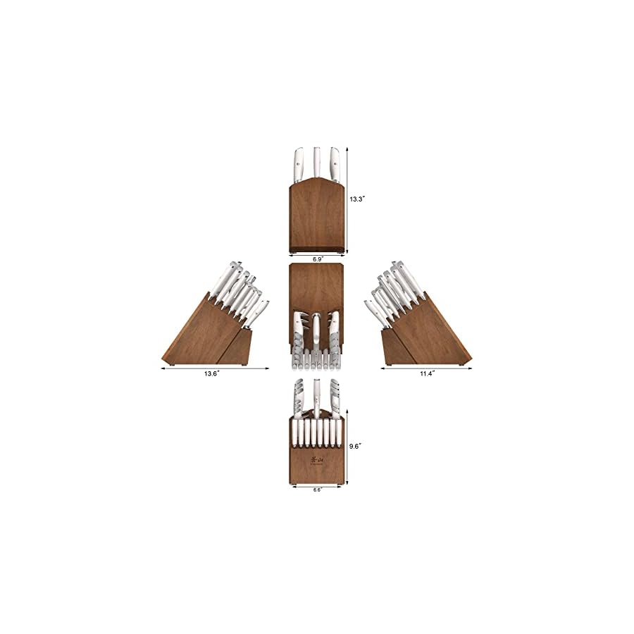 Cangshan-L1-Series-1027549-German-Steel-Forged-23-Piece-Classic-Knife-Block-Set Cangshan L1 Series 23-Piece Classic Knife Block Set, Forged German Steel, 1027549