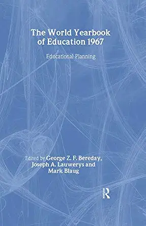 World Yearbook of Education 1967: Educational Planning book cover