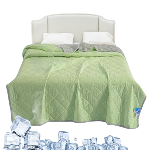 Nuytghr Edredón Refrescante, Edredón de Verano Termorregulador, Ropa de Cama Fría para Dormir Doble Cara para Casa Sofá Interiores Exteriores Dormitorio Sala de Estar Acampada Viajes Dormitorio