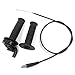 Aisen rotatif gaz Poignée Poignée Câble d'accélérateur Kit pour 50 cc 90 cc 110 cc 125 cc 140 cc Dirtbike Pitbike Pocketbike